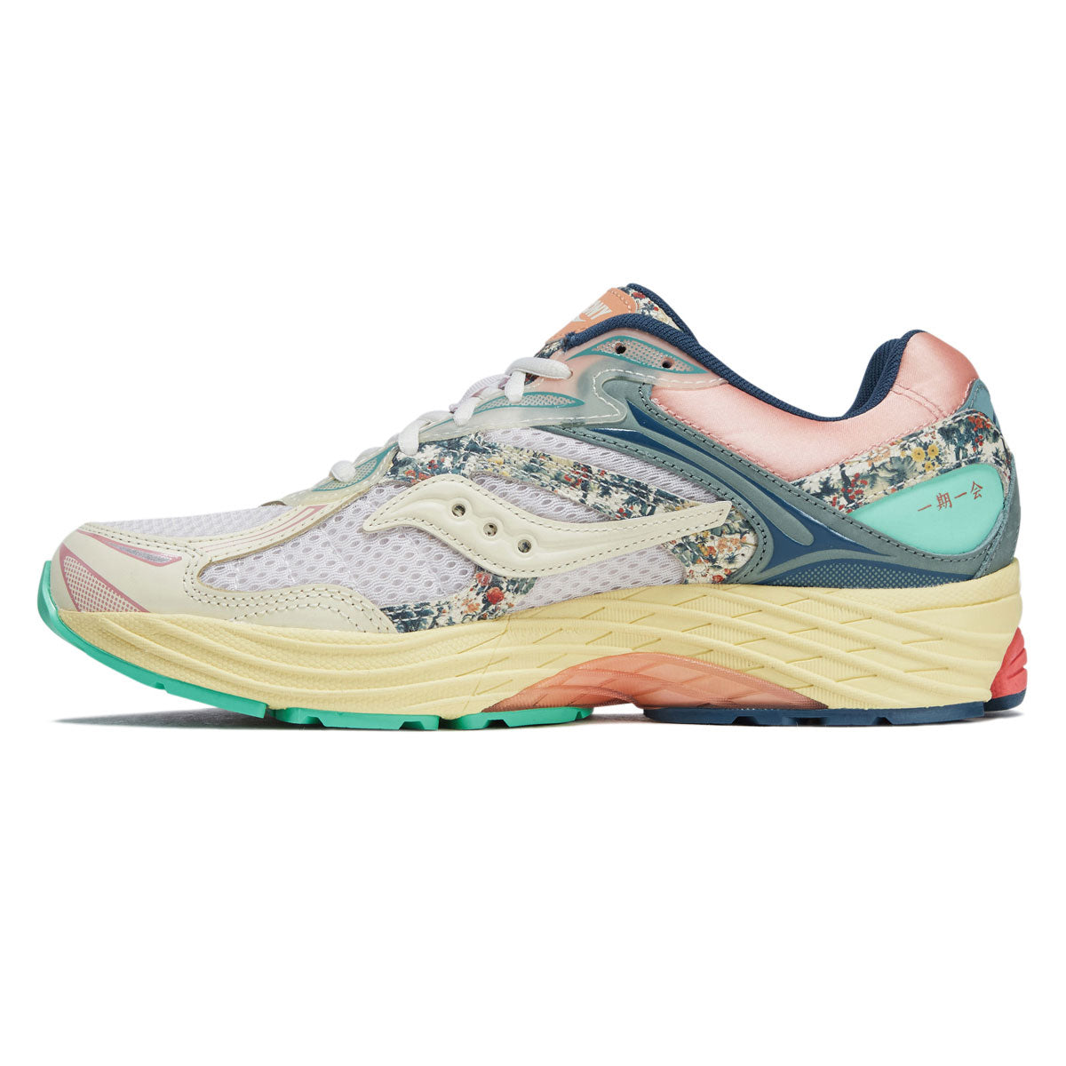 Saucony Progrid Omni 9 Shoes - Beige/Blue image 2