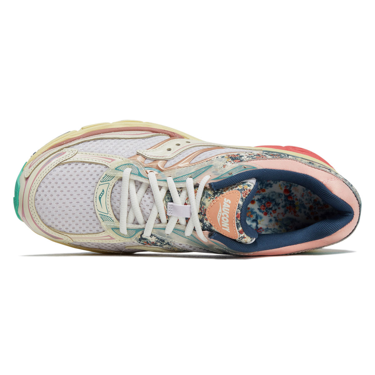 Saucony Progrid Omni 9 Shoes - Beige/Blue image 3