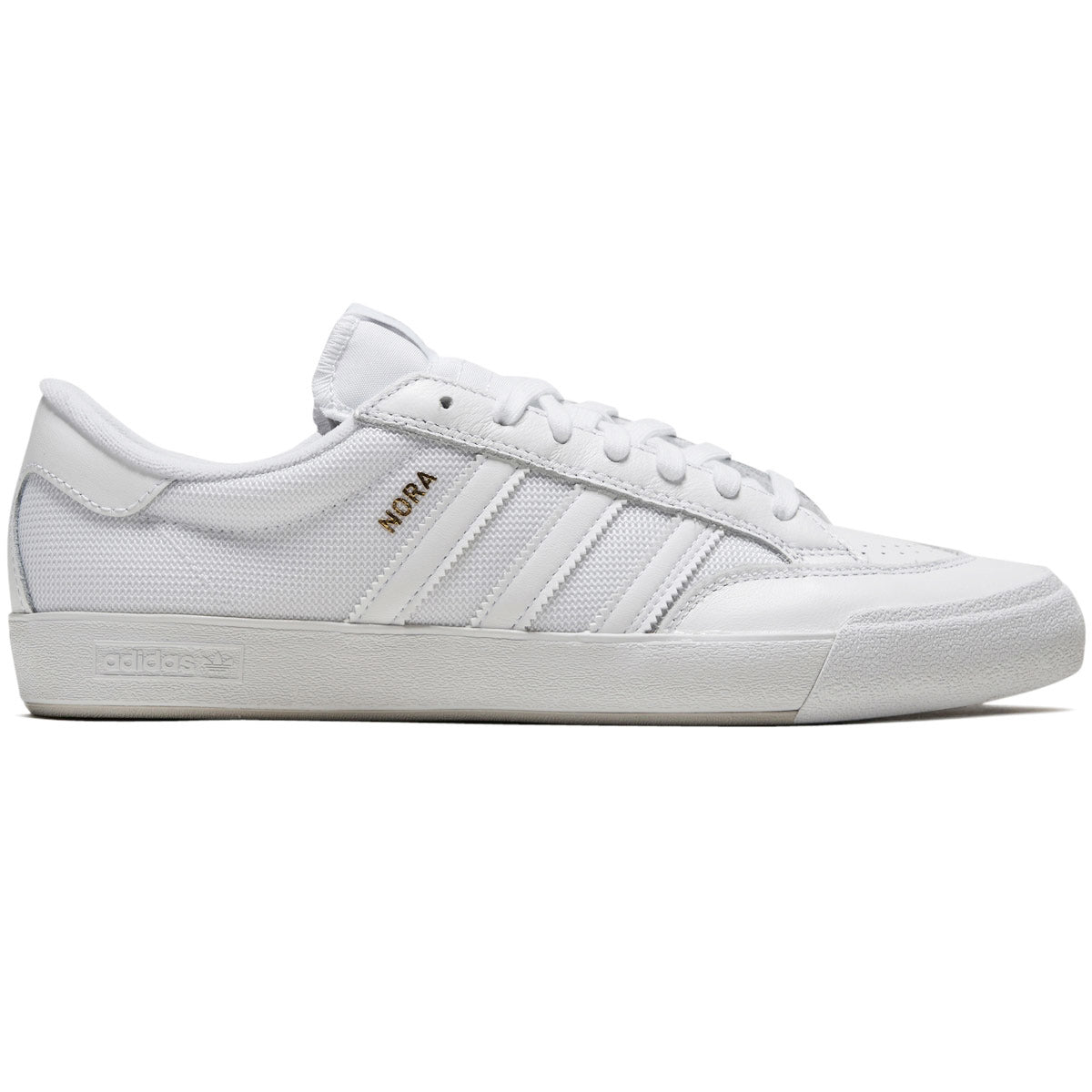 Adidas Nora Shoes White/White/Gold Metallic – Daddies Board Shop