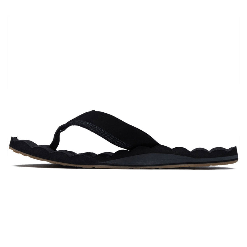 Volcom Recliner Sandal Shoes - Black Destructo