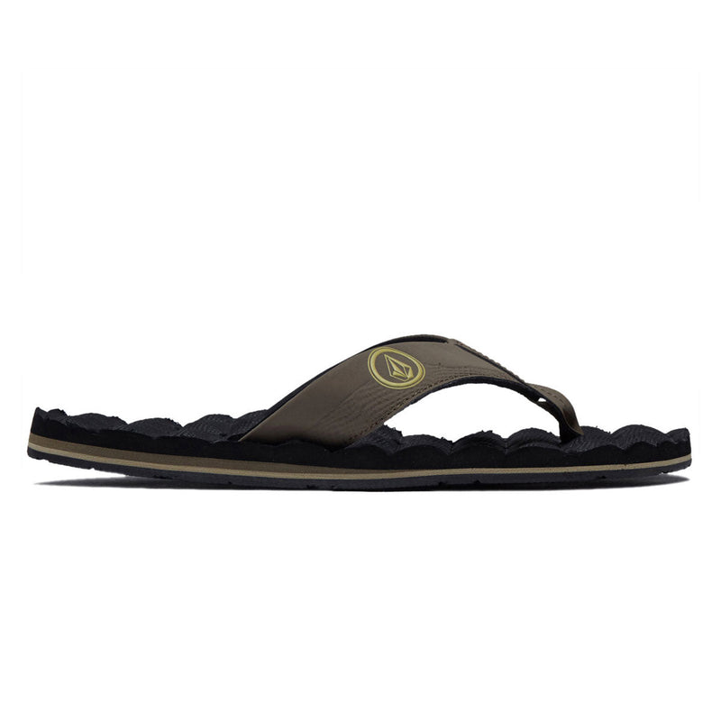 Volcom Recliner Sandal Shoes - Khaki