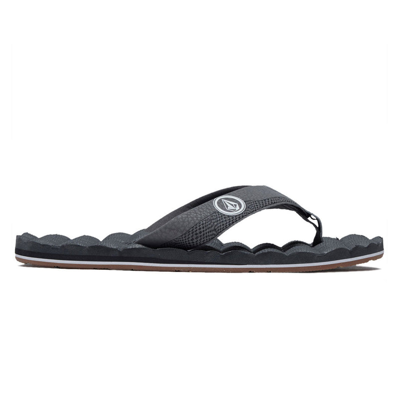 Volcom Recliner Sandal Shoes - Light Grey