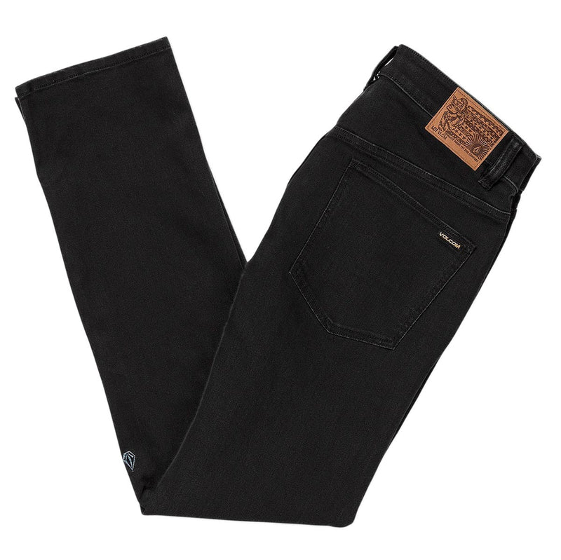 Volcom Solver Denim Jeans - Black Out