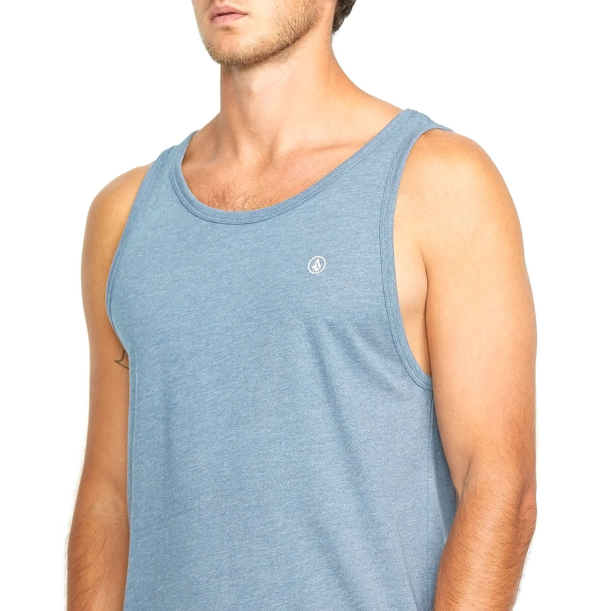 Volcom Solid Heather Tank Top - Stormy Blue 2025 – Daddies Board Shop