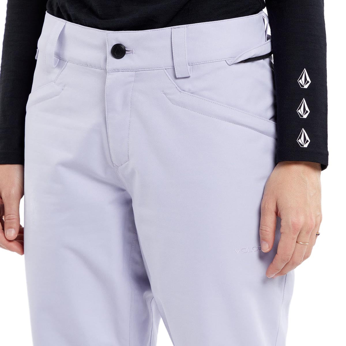 Volcom Womens Hallen 2024 Snowboard Pants - Lilac Ash image 3