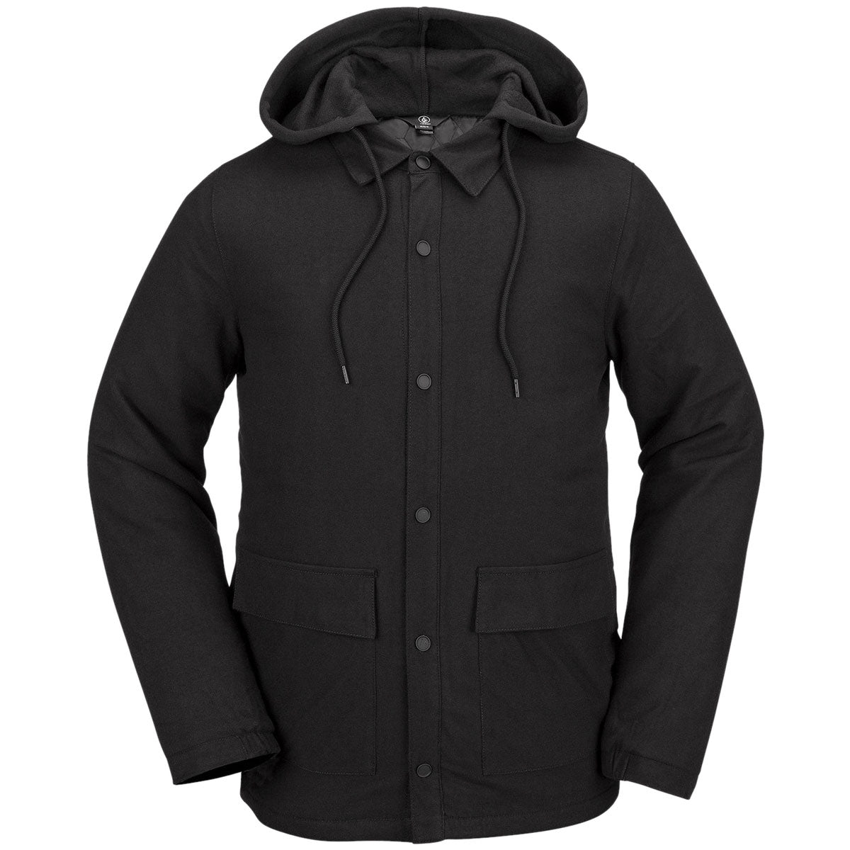 Volcom Ins Riding Flannel Jacket - Black image 1