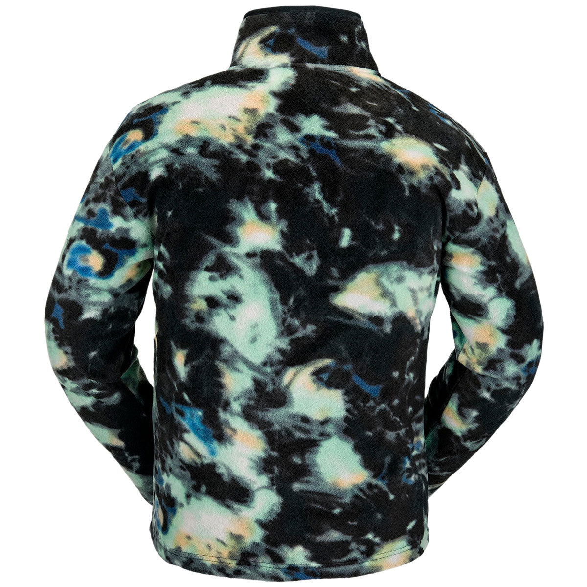 Volcom Polar Fleece Mock 1/2 Zip Sweatshirt - Spritz Black image 2