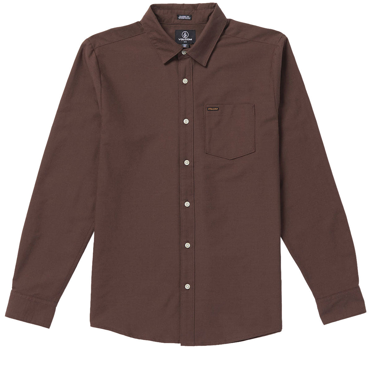 Volcom Veeco Oxford Long Sleeve Shirt - Pumice image 1