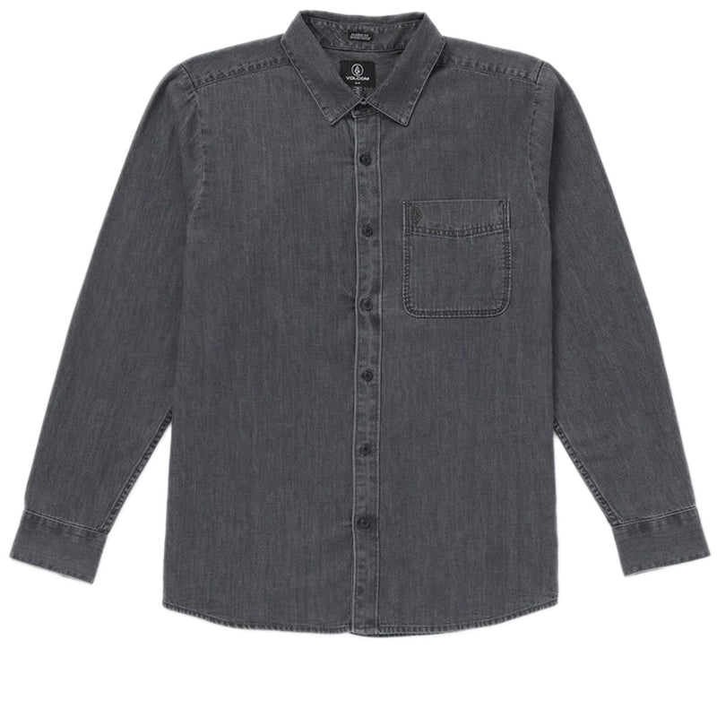 Volcom Date Knight Long Sleeve Shirt - Stealthy