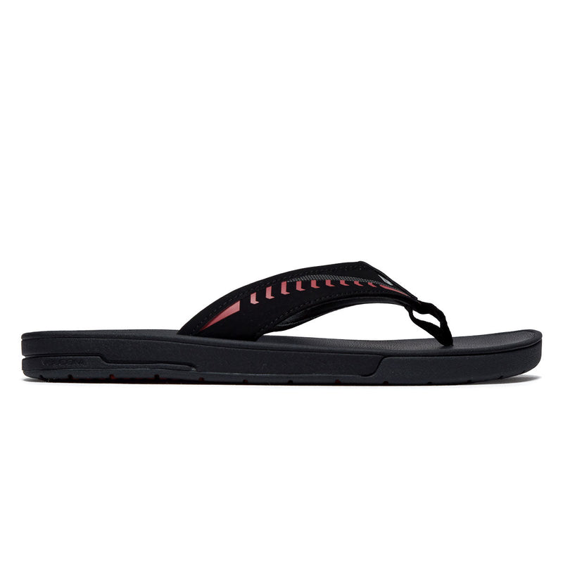 Volcom Jack Robinson Sandal Shoes - Black/Red