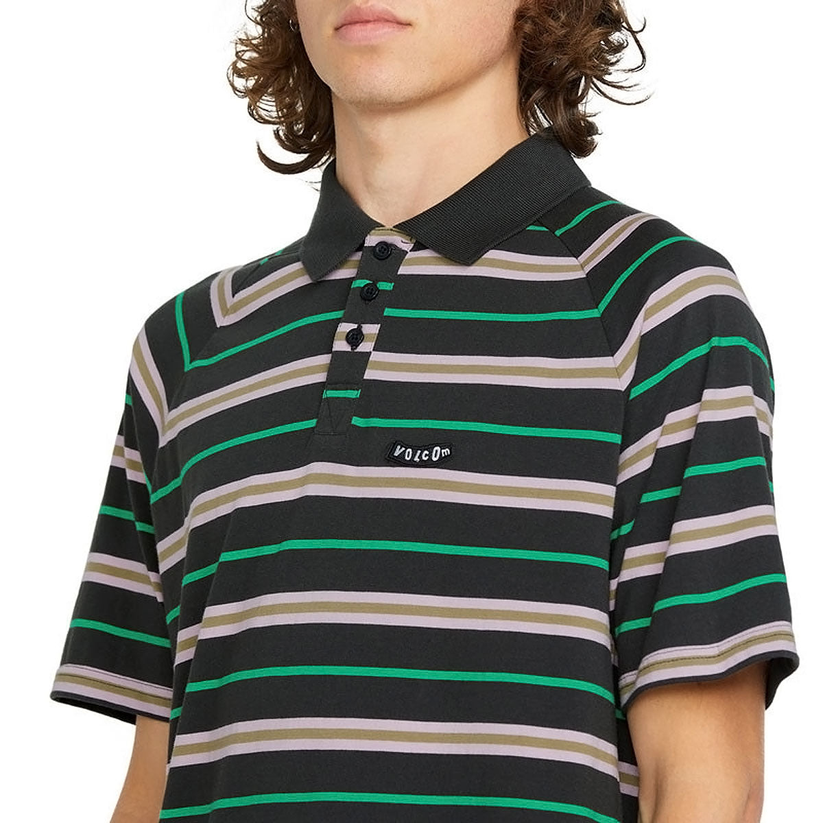 Volcom Edges Polo Shirt - Stealth – Daddies Board Shop