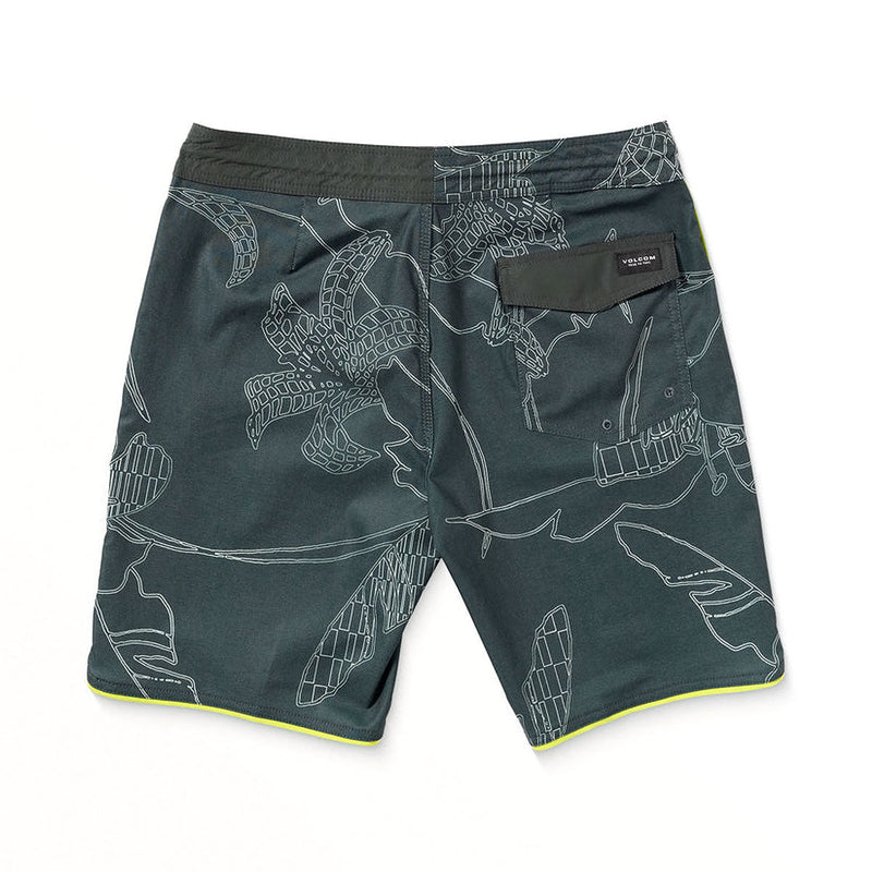 Volcom Mister Fib Scallop Stoney 19 Boardshorts - Stealth