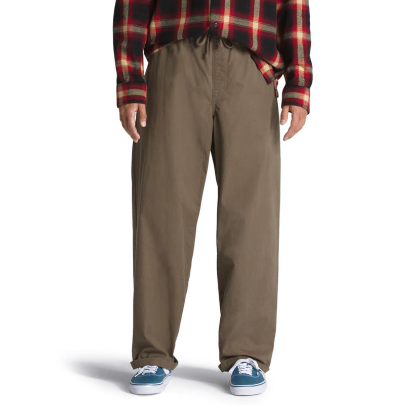 Vans Range Baggy Tapered Elastic Waist Pants - Canteen