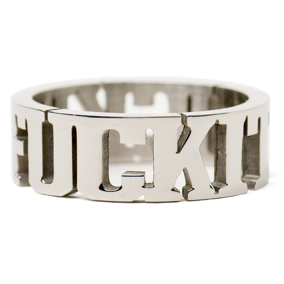 HUF Fuck It Ring - Silver image 1
