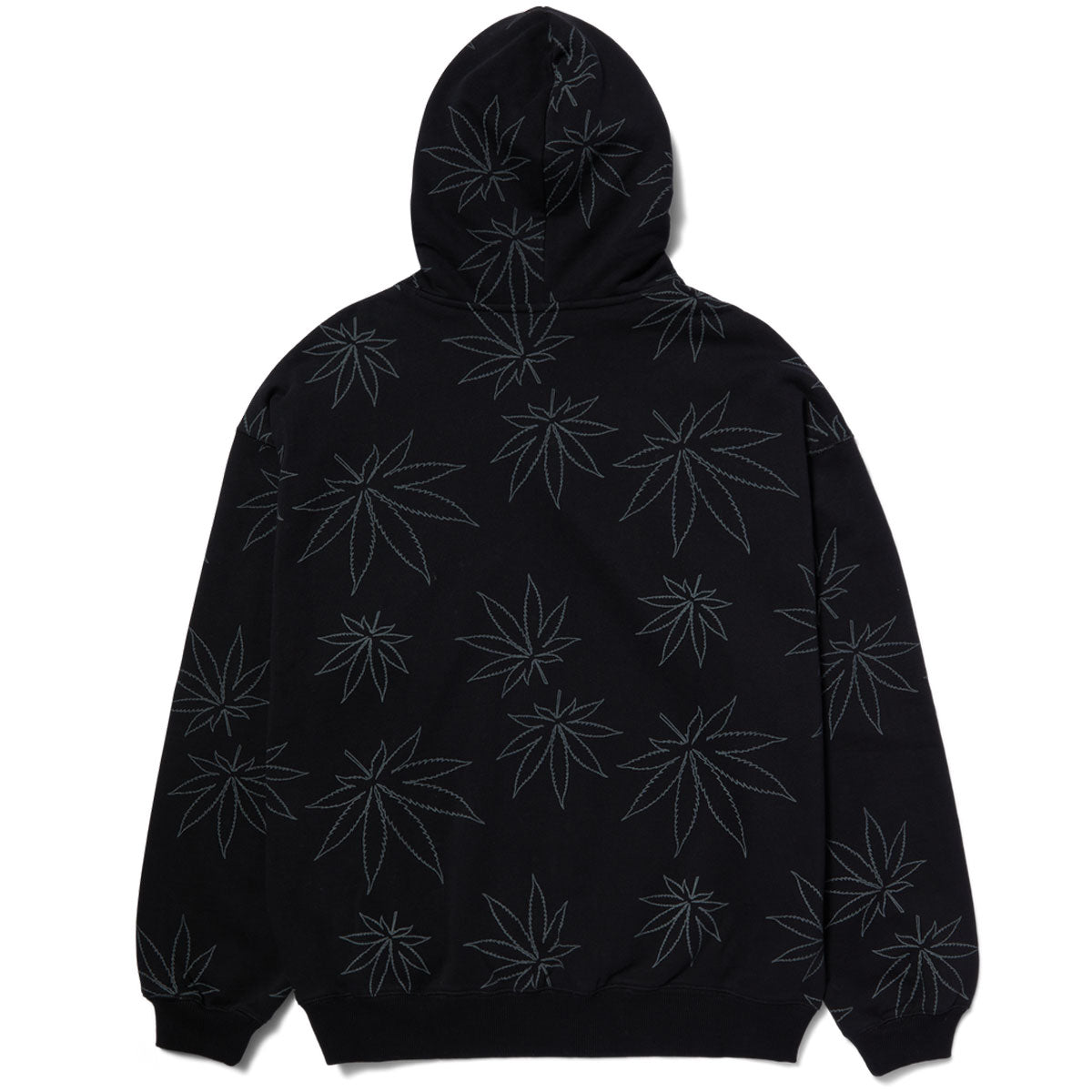 HUF Plantlife Fleece Hoodie - Black image 2