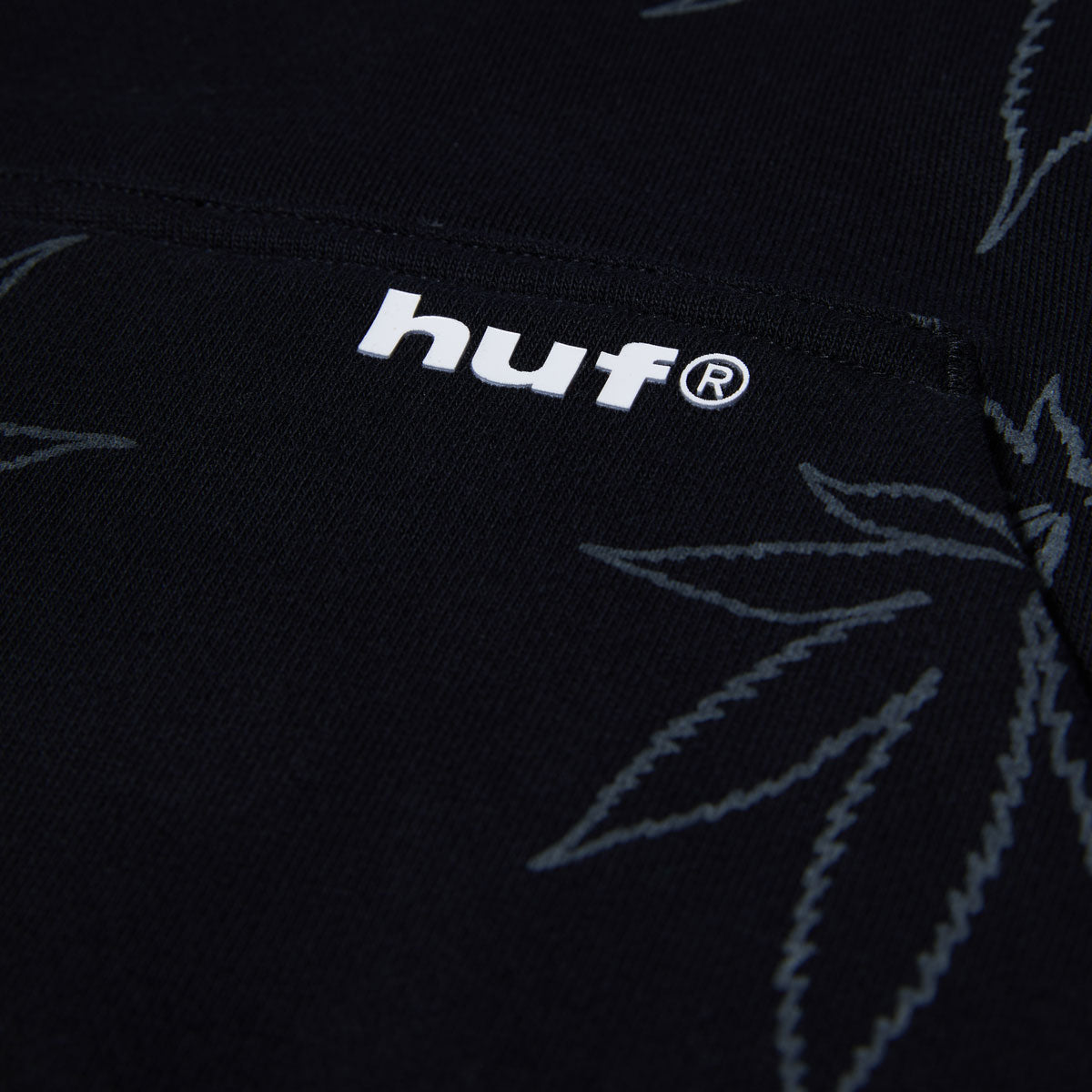 HUF Plantlife Fleece Hoodie - Black image 3