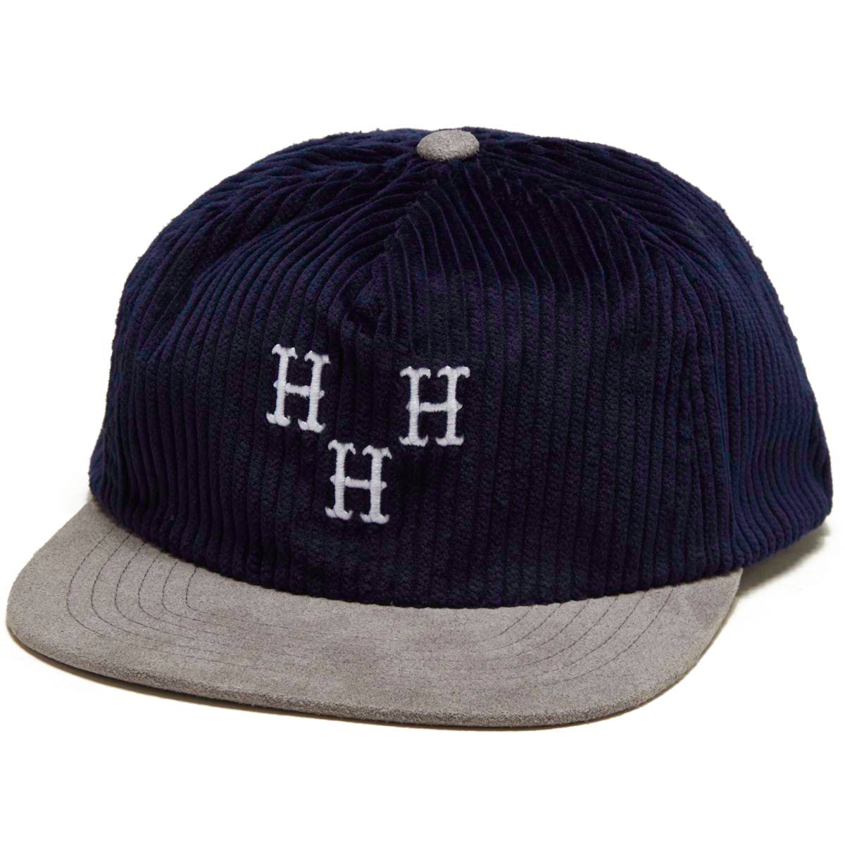 HUF Hat Trick Snapback Hat - Navy image 1