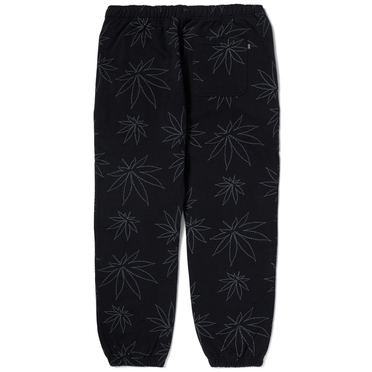 HUF Plantlife Fleece Pants - Black image 2