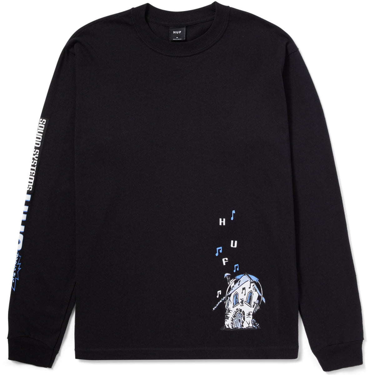 HUF Sound Systems Long Sleeve T-Shirt - Black