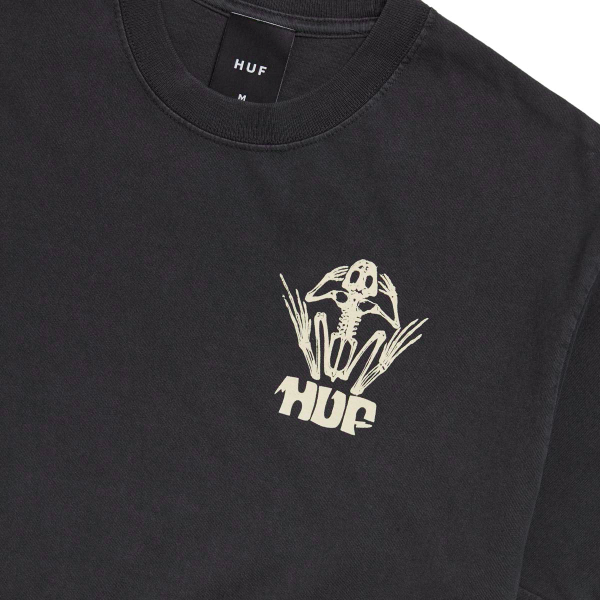HUF Loosies Washed T-Shirt - Washed Black image 3