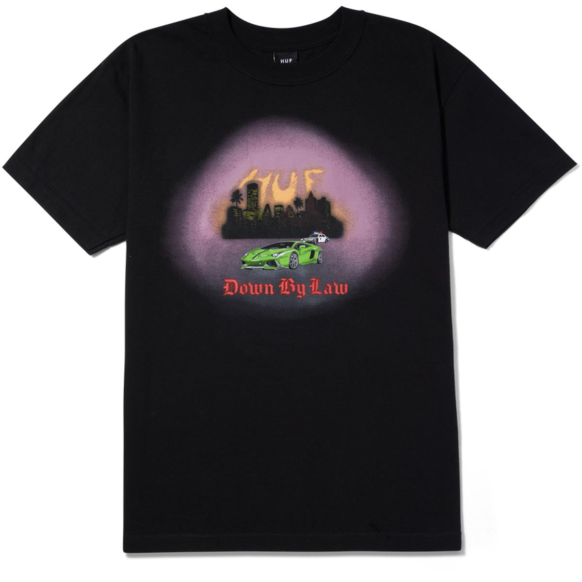 HUF Down By Law T-Shirt - Black image 1