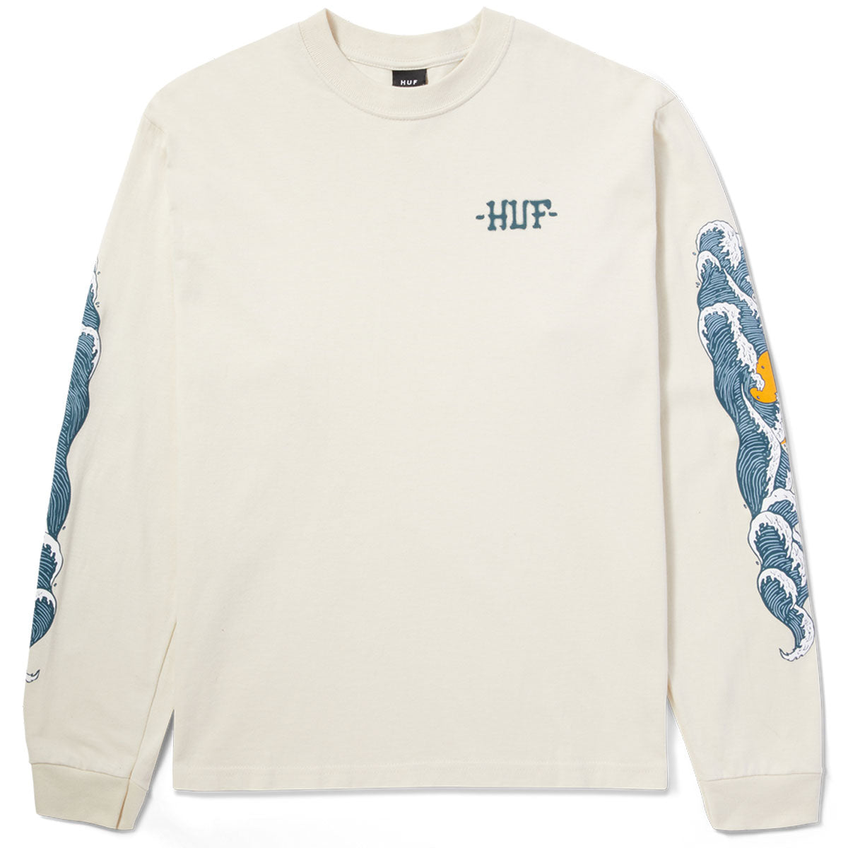 HUF Rogue Wave Long Sleeve T-Shirt - Bone