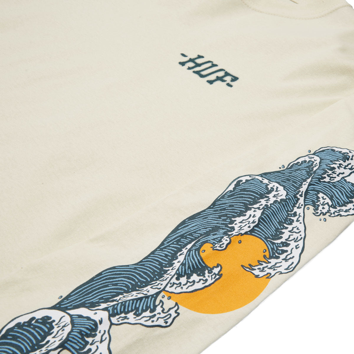 HUF Rogue Wave Long Sleeve T-Shirt - Bone image 3