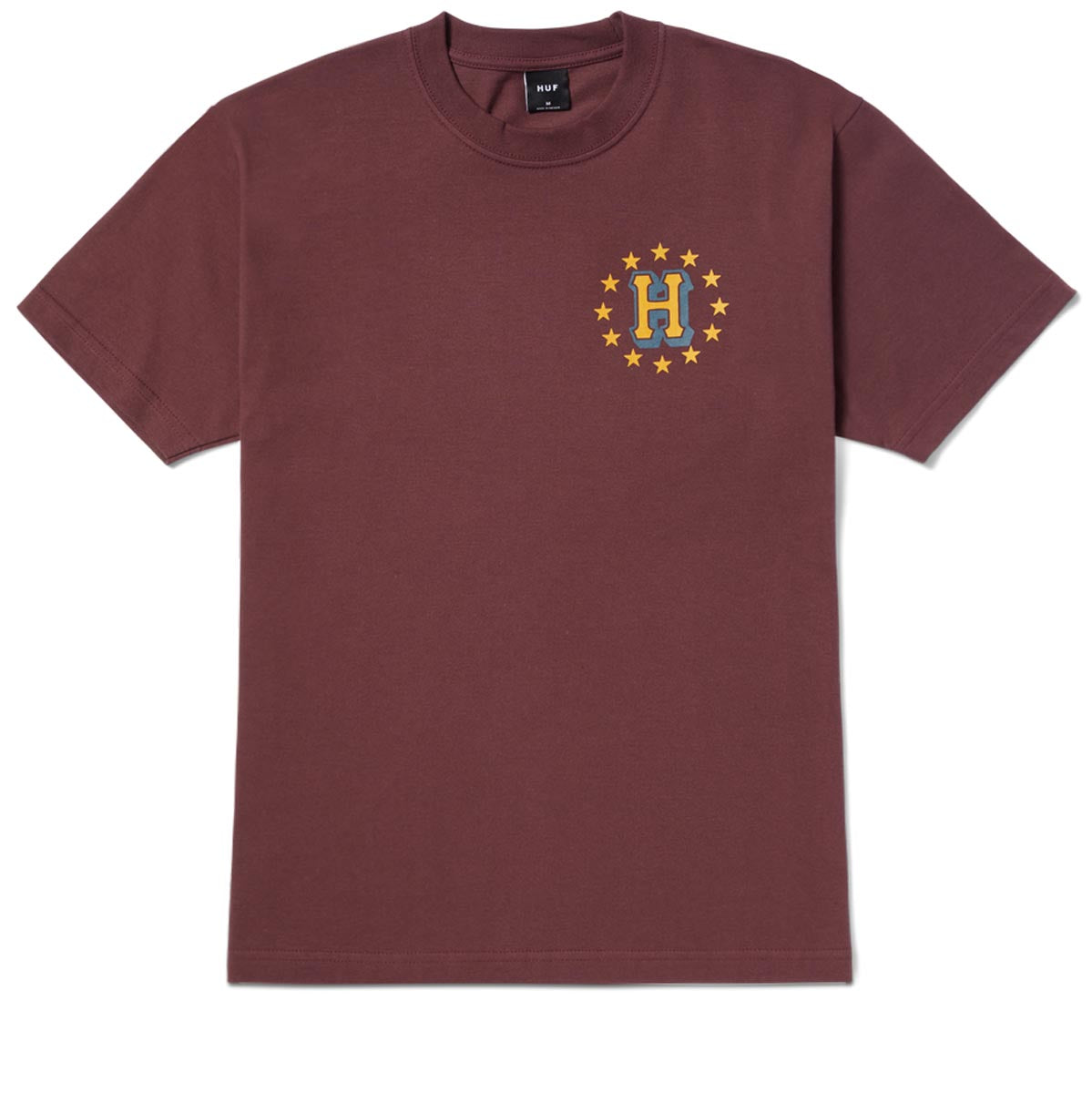 HUF Galactic Stack T-Shirt - Eggplant image 1