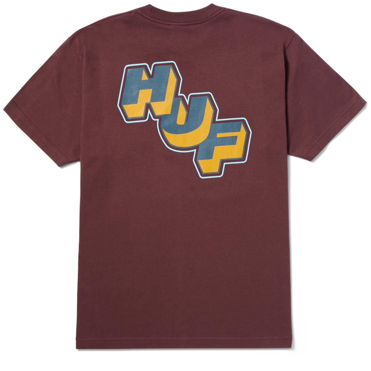 HUF Galactic Stack T-Shirt - Eggplant image 2