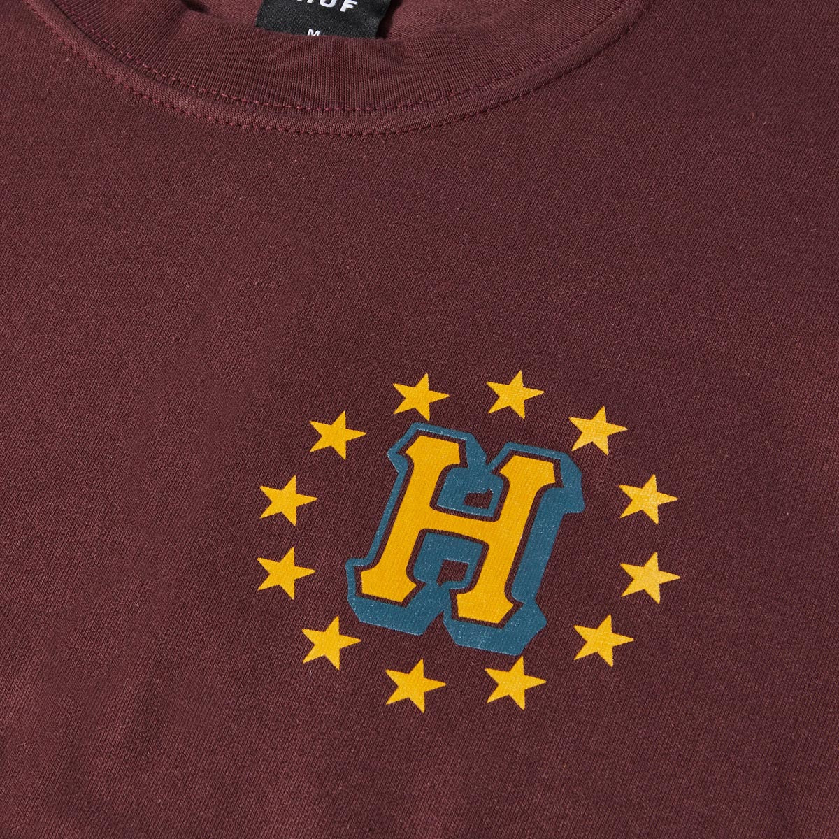 HUF Galactic Stack T-Shirt - Eggplant image 3