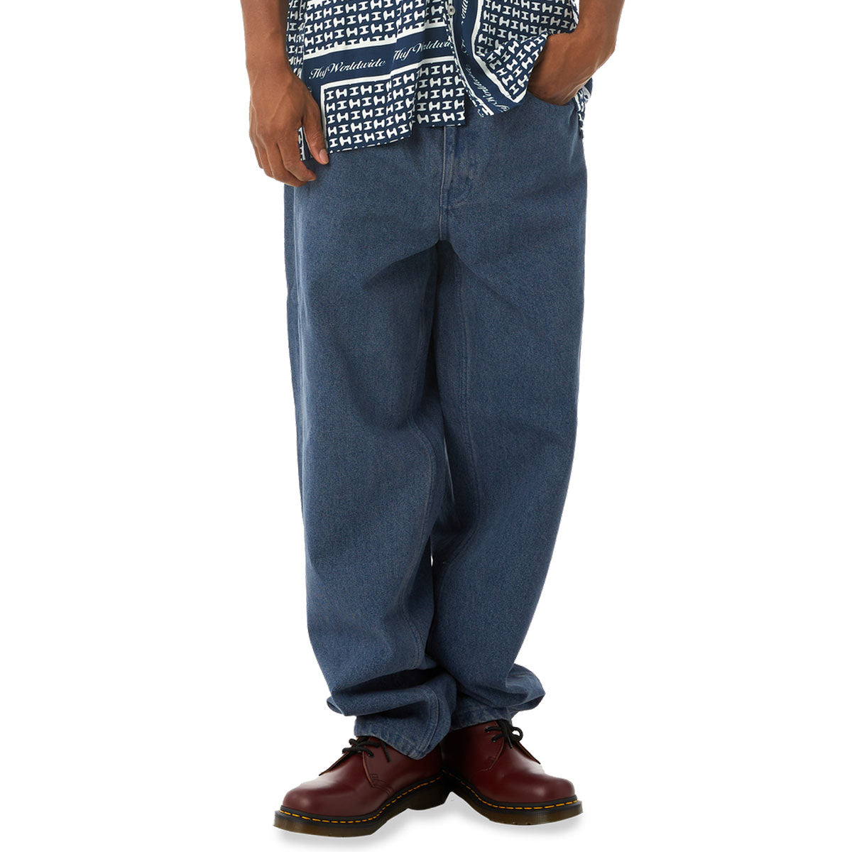 HUF Cromer Washed Pants - Blue Night image 2