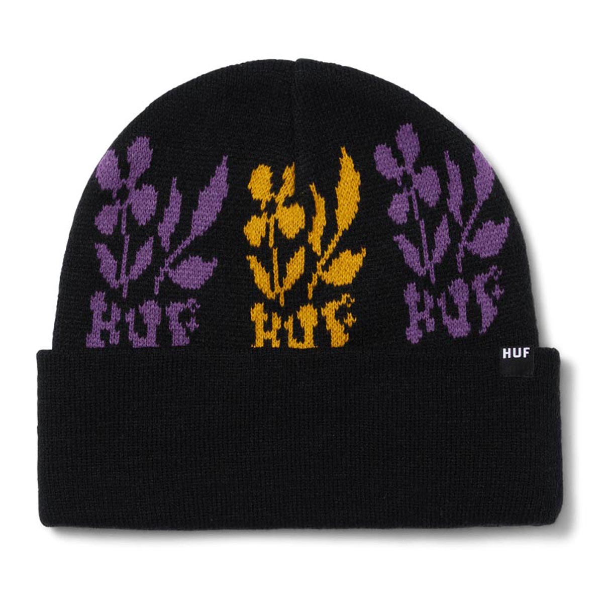 HUF Blossom Beanie - Black image 1