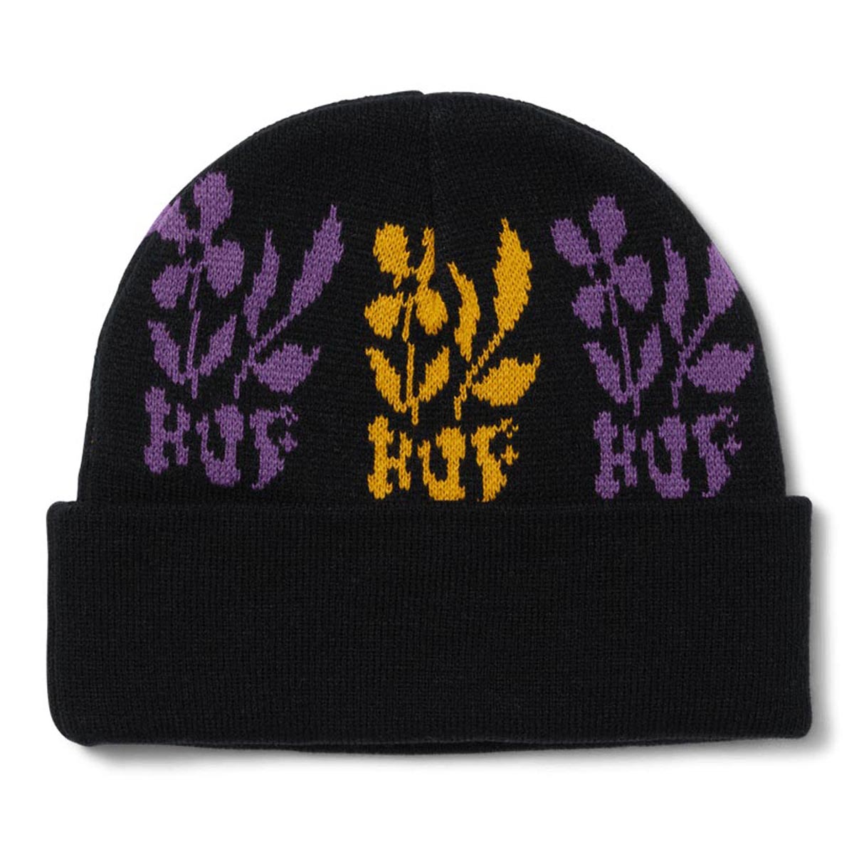 HUF Blossom Beanie - Black image 2