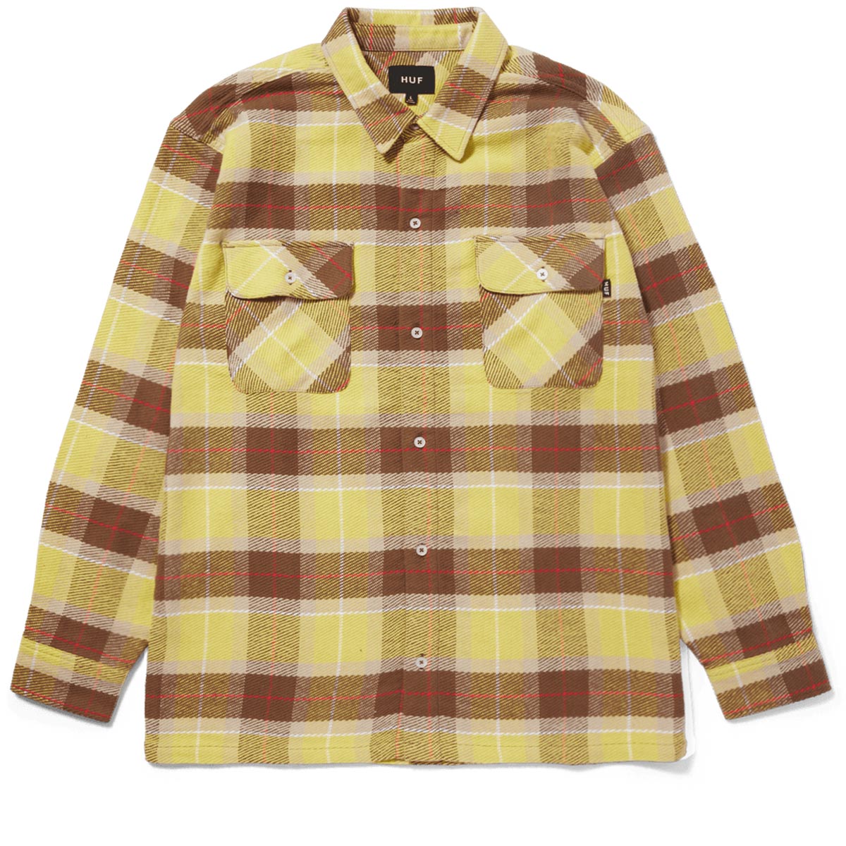HUF Prescott Flannel Shirt - Yellow image 2