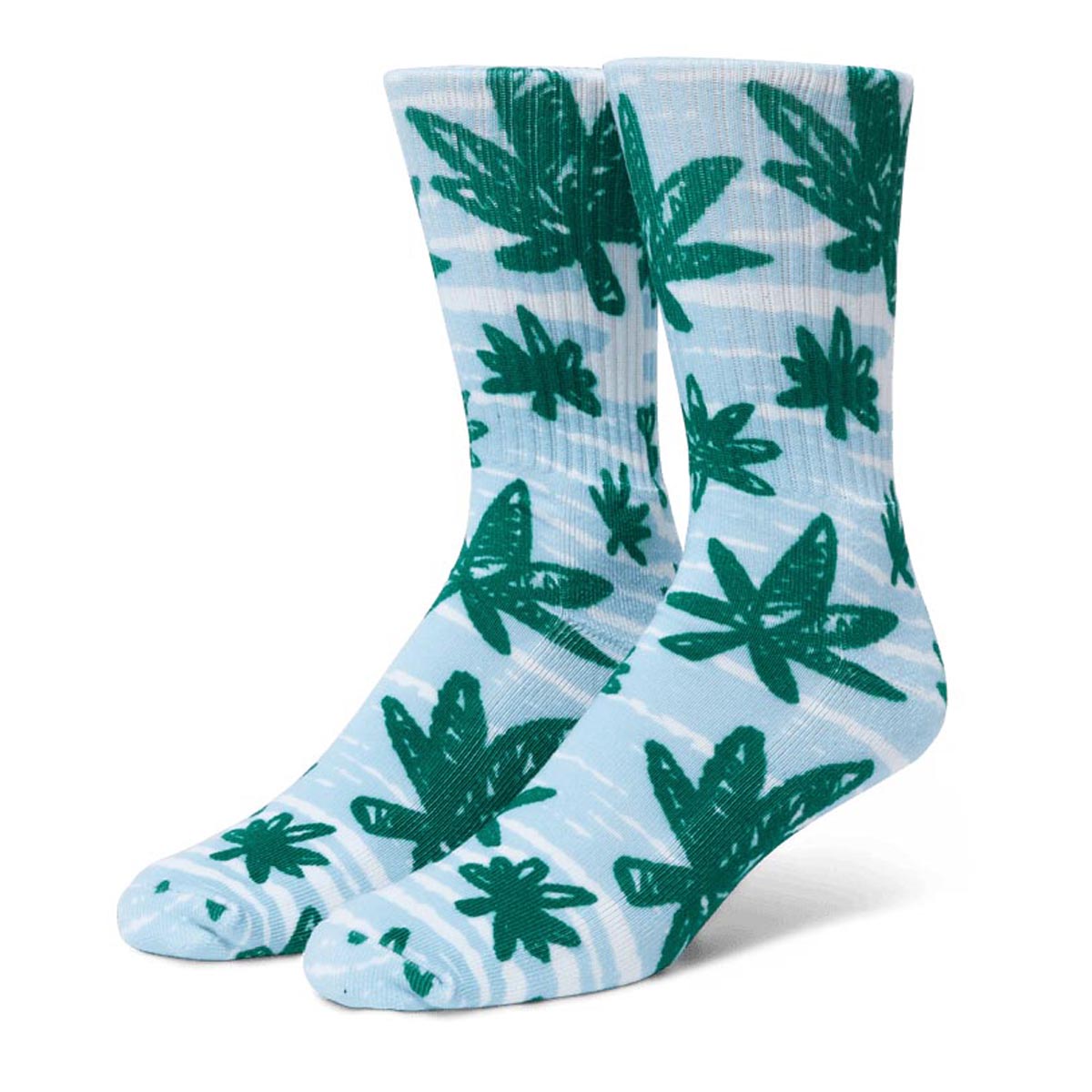 HUF Scribble Digital Pl Socks - Green image 1