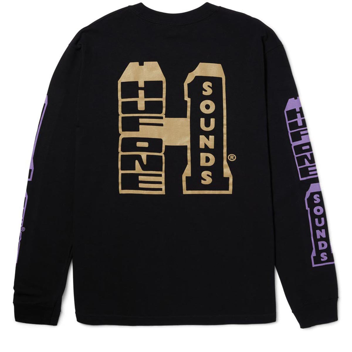 HUF One Sound Long Sleeve T-Shirt - Black image 2
