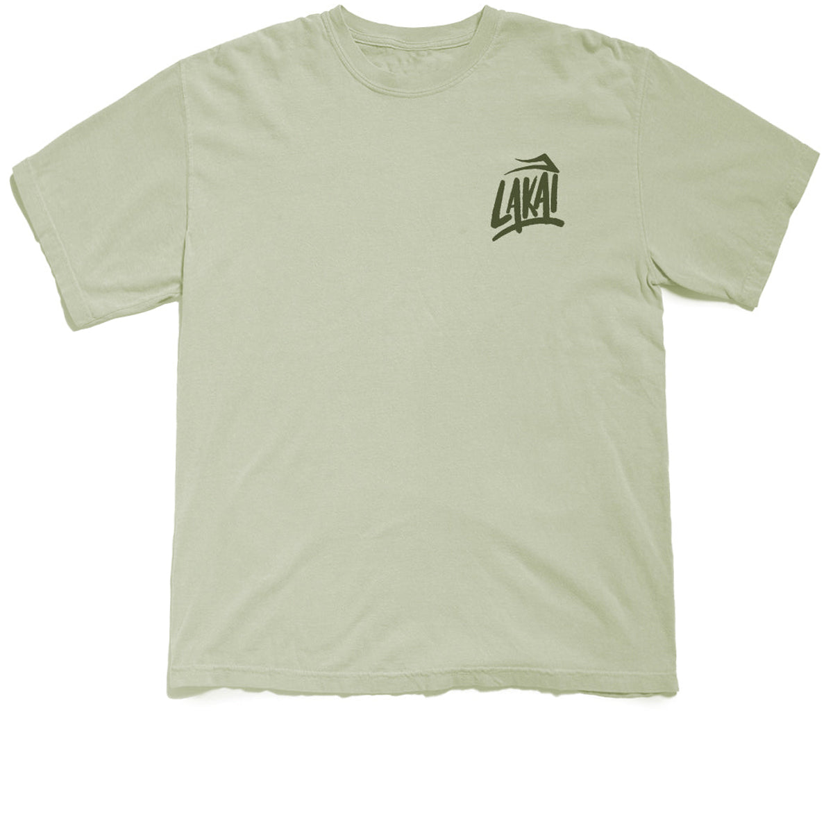 Lakai Brush Garment Dyed T-Shirt - Bay Green image 1