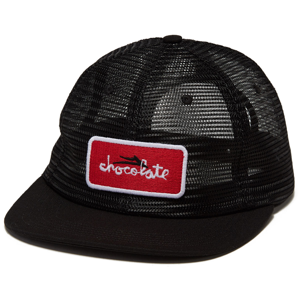 Lakai x Chocolate Petrol Mesh Snapback Hat - Black image 1