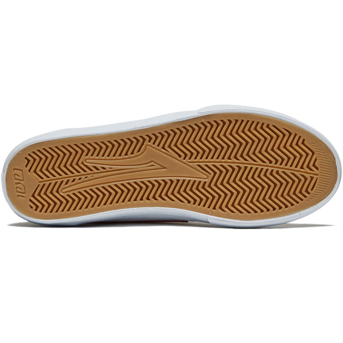 Lakai Griffin Shoes - White/Burgundy Leather image 4