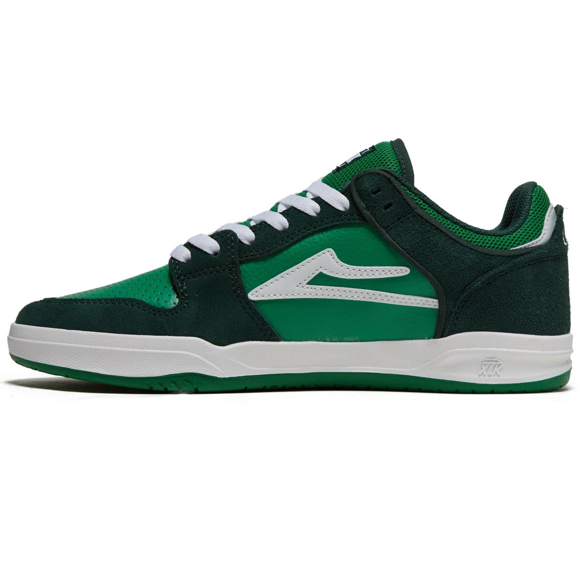 Lakai Telford Low Shoes - Green Suede image 2