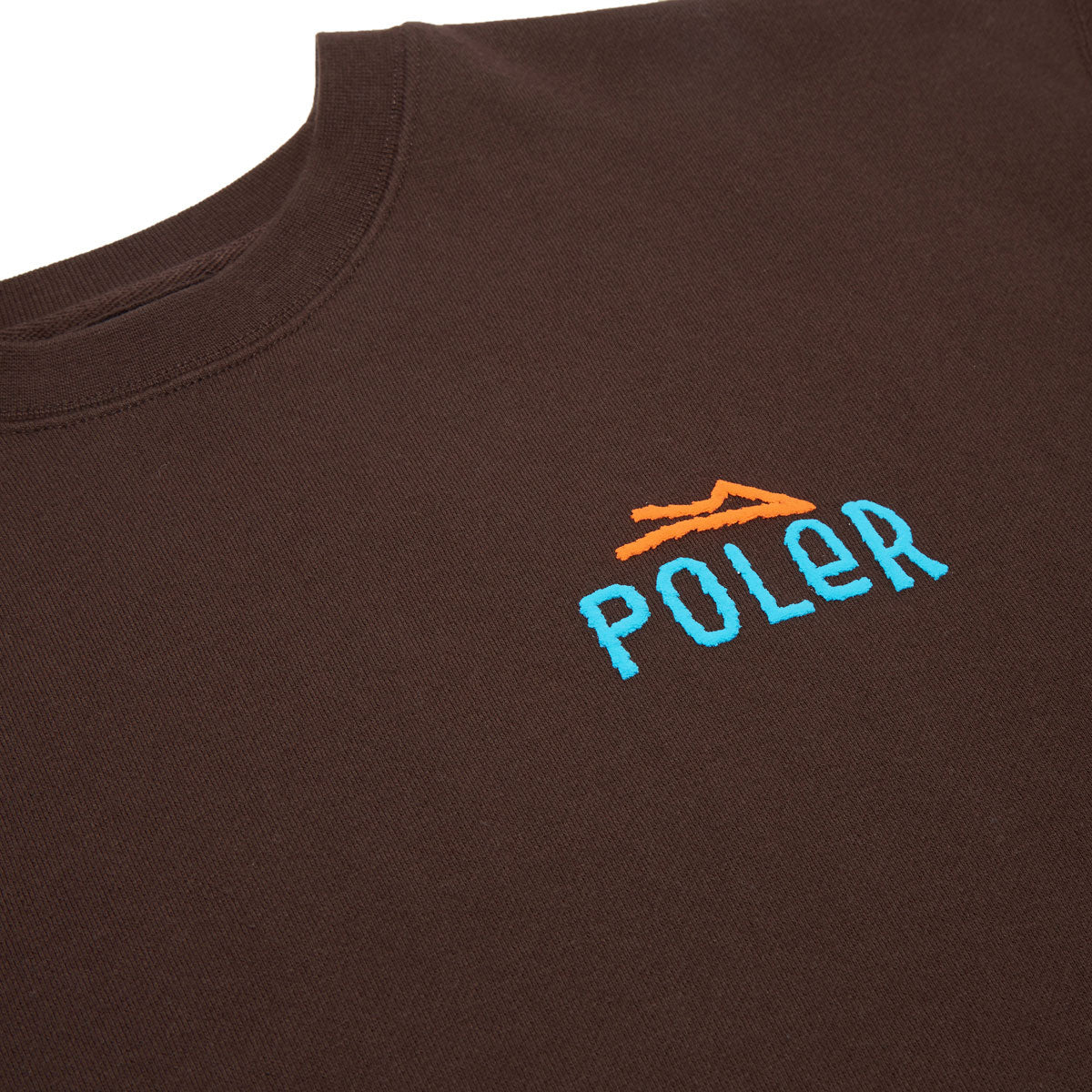 Lakai x Poler Lakai Vibes Crewneck Sweater - Chocolate – Daddies Board Shop