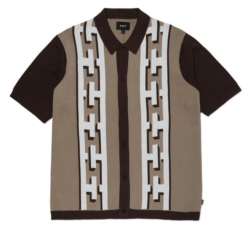 HUF Pillar Knit Sweater - Brown