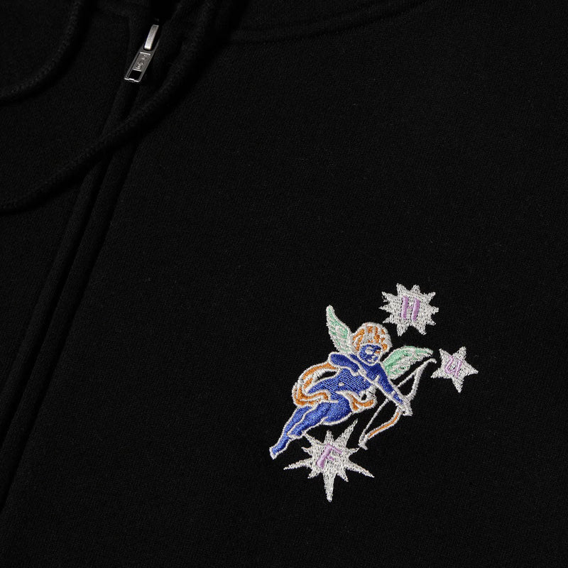 HUF Cupid Full Zip Hoodie - Black