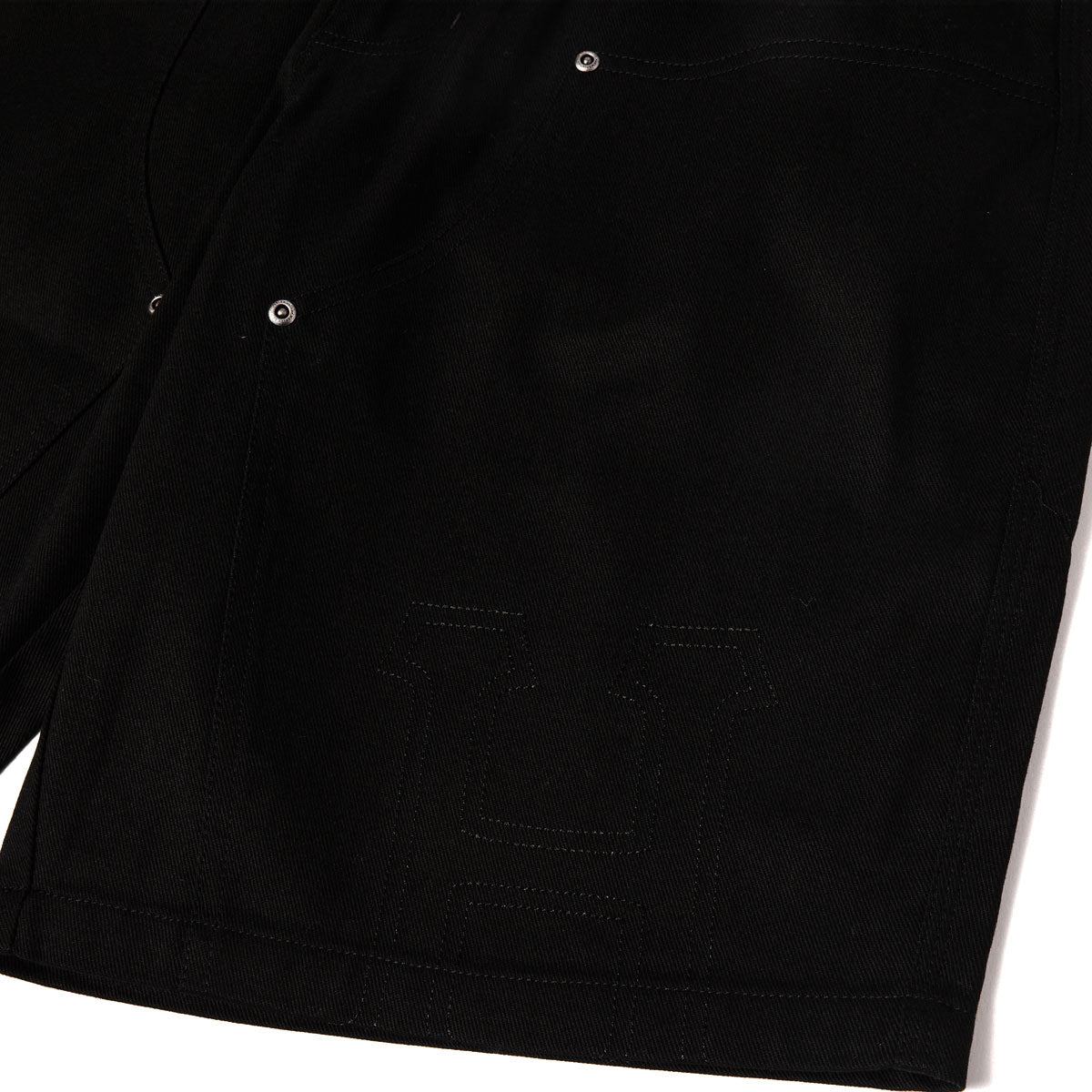 HUF Classic H Double Knee Work Shorts - Black – Daddies Board Shop