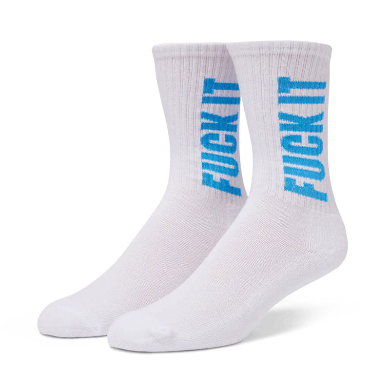 HUF Sidewinder Crew Socks - White