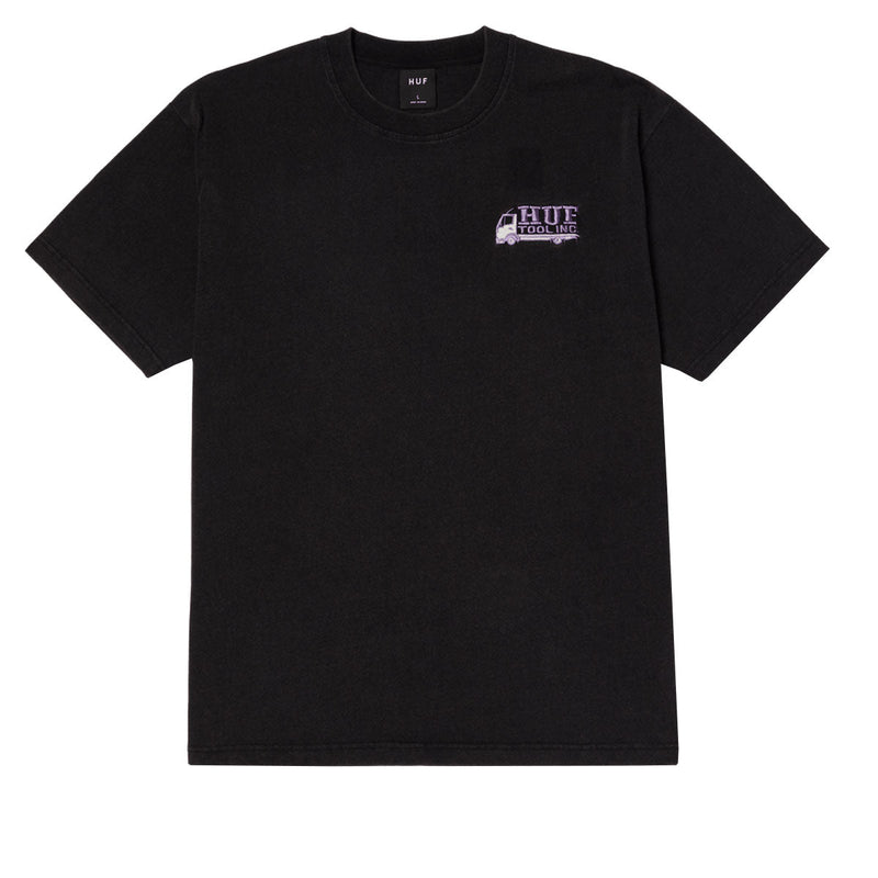 HUF Tool Inc Washed T-Shirt - Washed Black