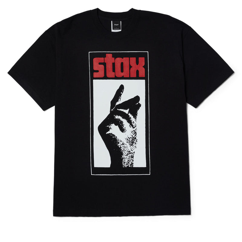 HUF Stax Snap T-Shirt - Black