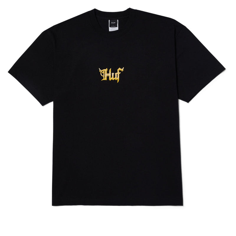 HUF Big H T-Shirt - Black