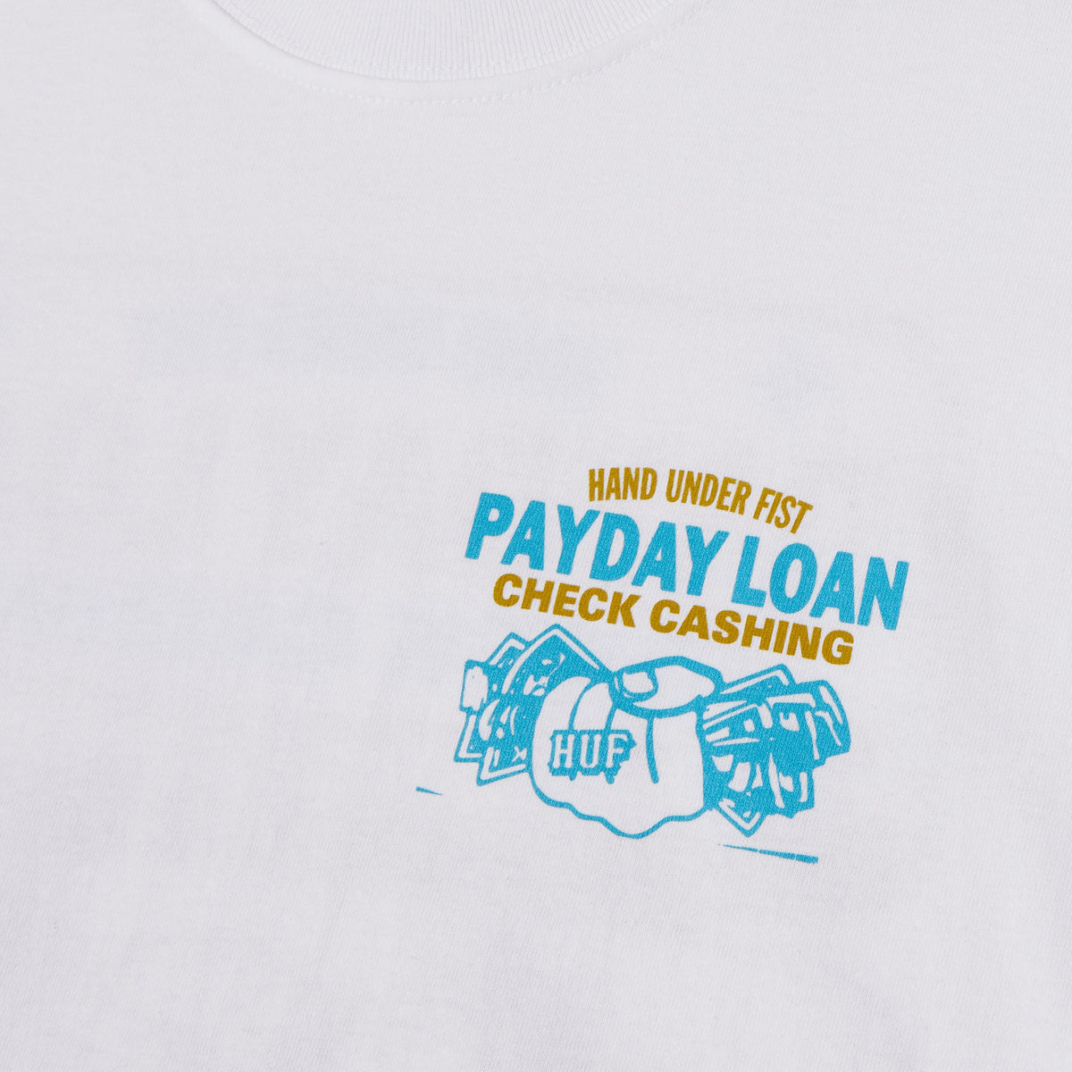 HUF Pay Day T-Shirt - White – Daddies Board Shop