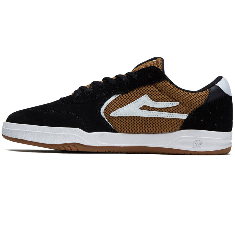 Lakai Atlantic Shoes - Black/Walnut Suede